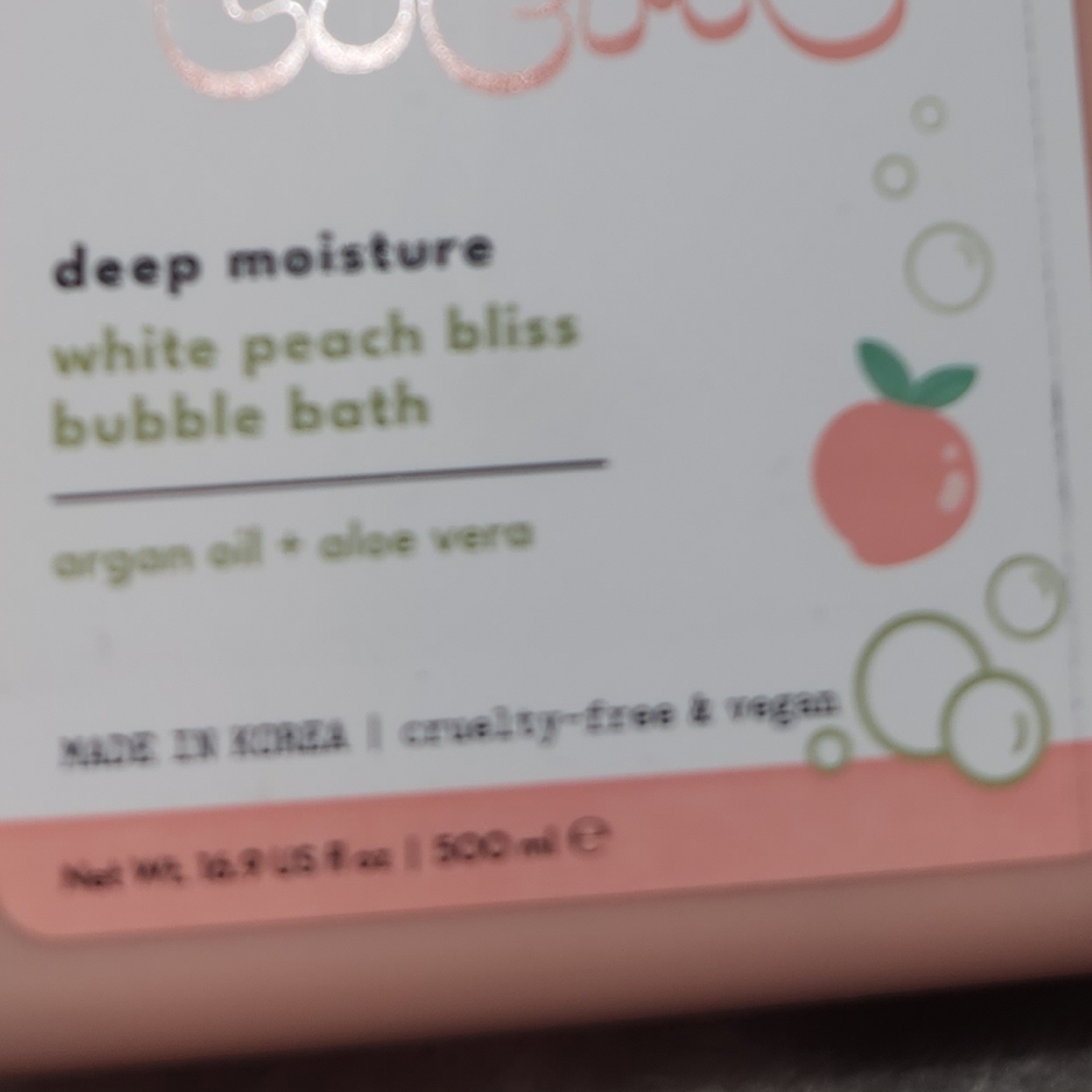 Crème White Peach Bliss Bubble Bath - Pink - Picture 2 of 2